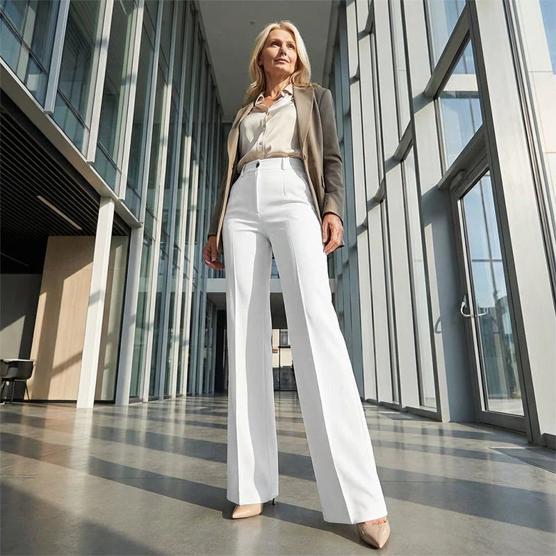 Verena – High-Waisted Tailored Trousers